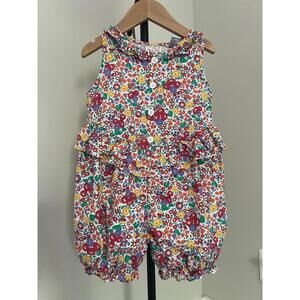 Vintage Just Friends Floral Bubble Romper